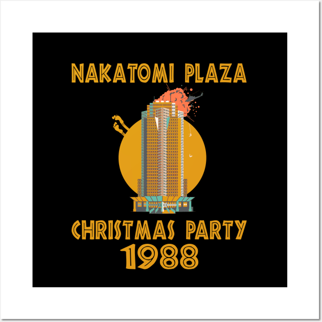 Nakatomi Plaza Christmas Party 1988 Wall Art by Raul Caldwell